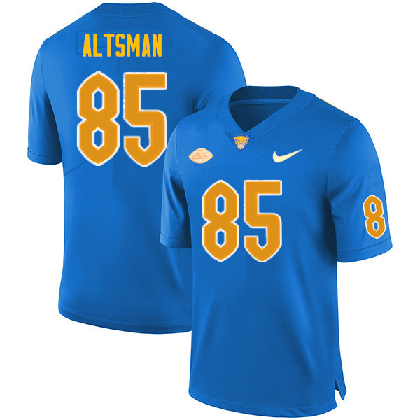 Men #85 Josh Altsman Pitt Panthers College Football Jerseys Sale-Royal